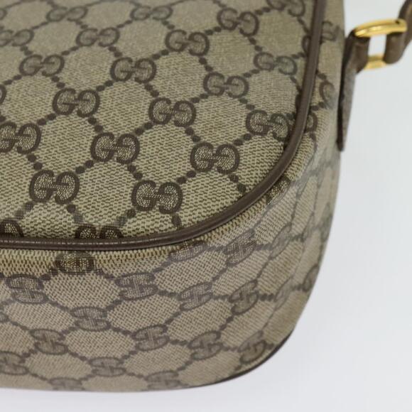 GUCCI GG Supreme Web Sherry Line Shoulder Bag Pvc Beige 89 02 032 - Picture 13 of 16